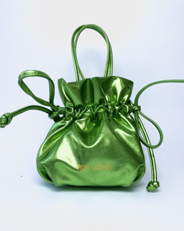 Bolsa verde metalizada POPPY LISSIMAN