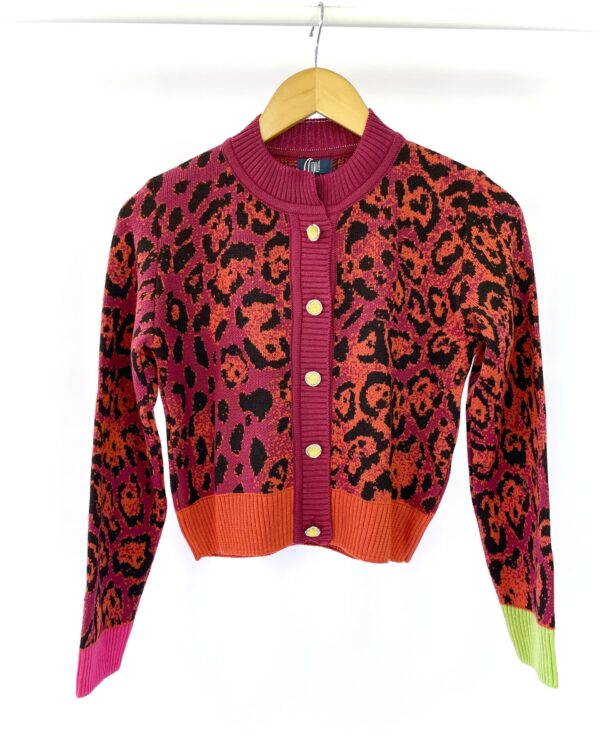 Casaqueto tricot estampado MILÁ - M *nunca usado* - VENDIDO SISTEMA OTO