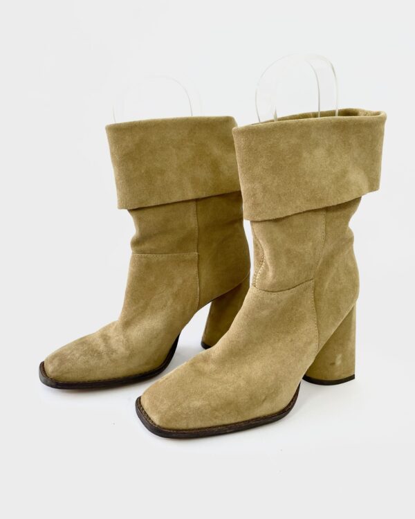 Bota camurça caramelo SANTA LOLLA - 36 - VENDIDO SISTEMA OTO