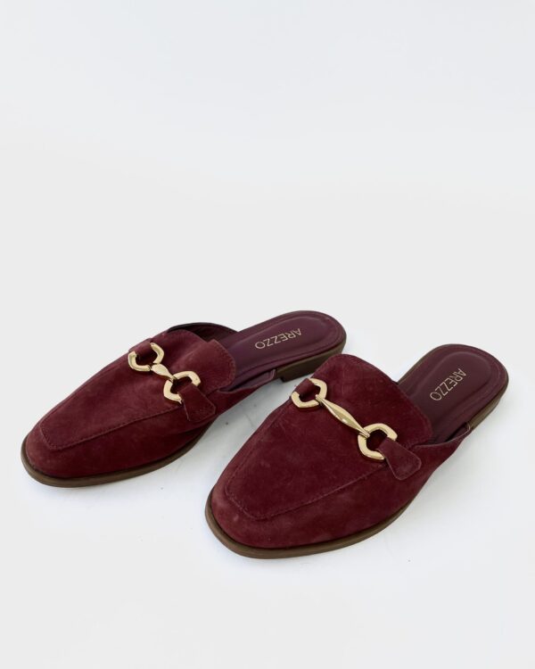 Mule vinho com detalhe AREZZO - 34 - VENDIDO SIST OTO