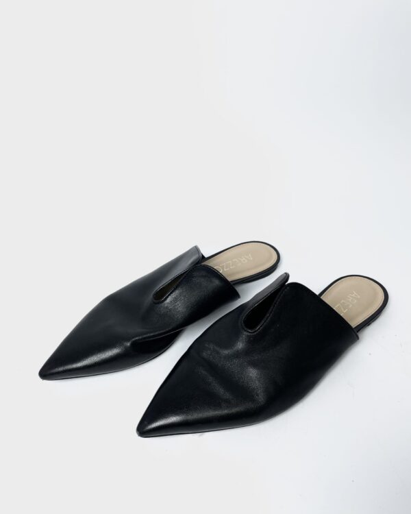 Mule aberta preto AREZZO - 37 - VENDIDO SIST OTO