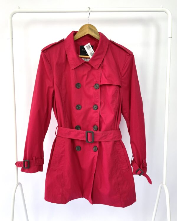 Trench coat vermelho CORTELLE - 48 - VENDIDO SISTEMA OTO