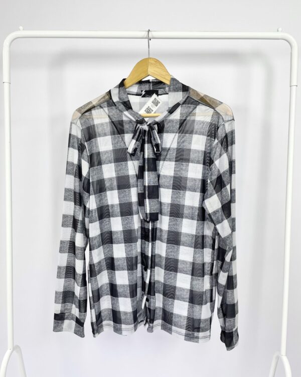 Camisa tule xadrex I DRESS - G - VENDIDO SIST OTO