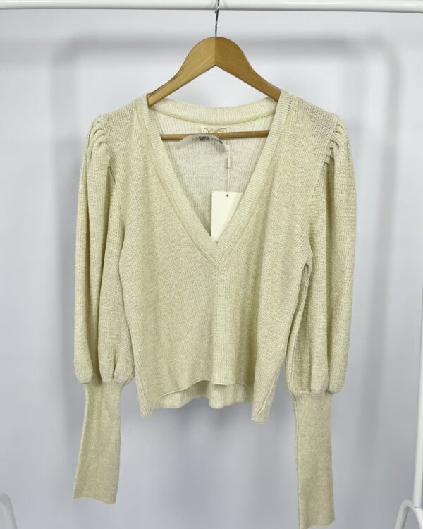 Blusa off com lurex NV - M *nunca usado* - VENDIDO SISTEMA OTTO