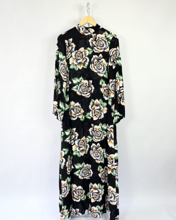 Vestido longo estampa flores EVA - 36-vendido sistema otto