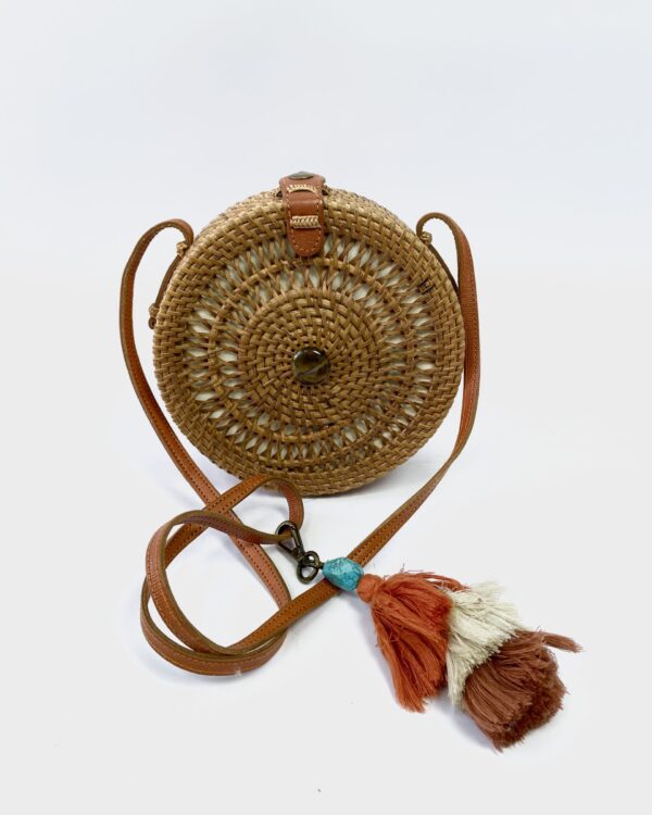 Bolsa palha marrom - VENDIDO SIST OTO