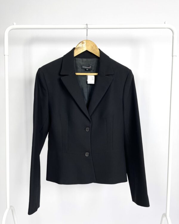 Blazer preto liso MARIA BONITA EXTRA - 42 - VENDIDO SIST OTO