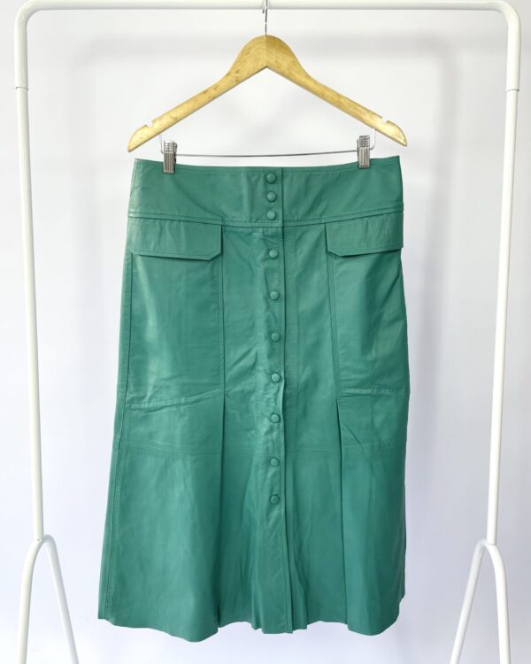 Saia midi couro EVA - 44 *NUNCA USADO*-vendido sistema otto