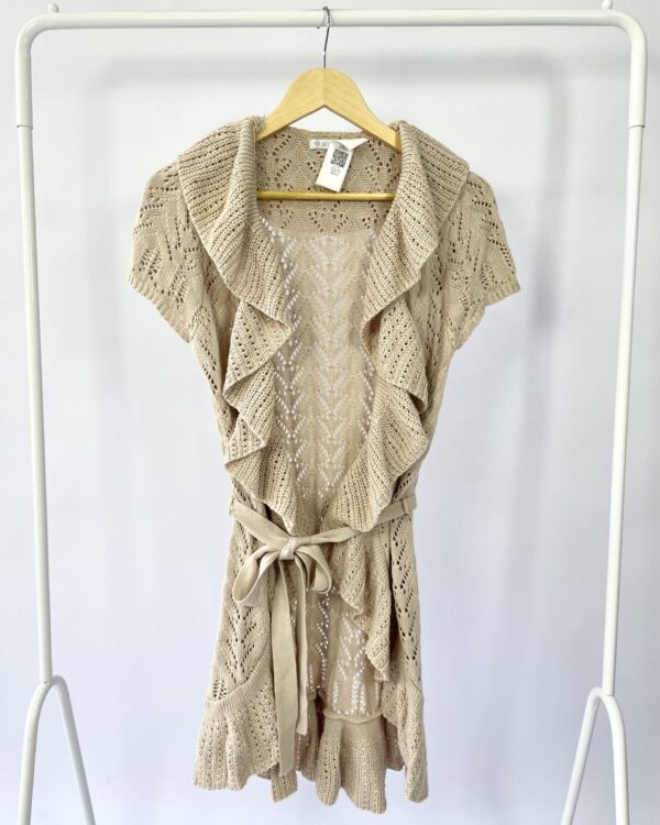 Kimono bege crochet LE LIS BLANC - G