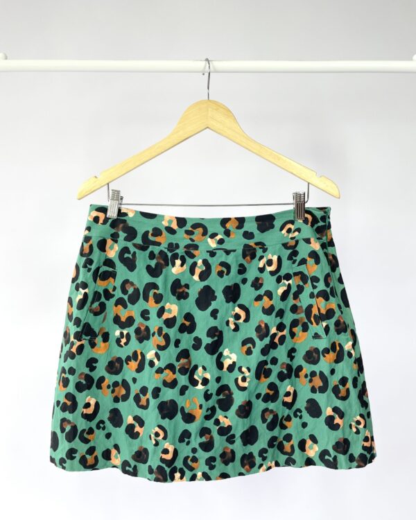 Saia verde com estamp onça EVA - 44 - VENDIDO SISTEMA OTTO