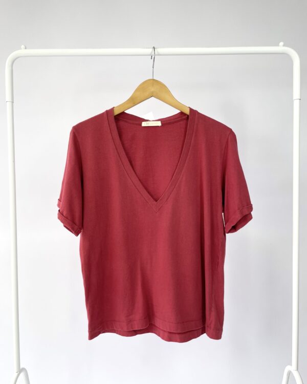 T shirt bordo NV - M - VENDIDO SIST OTO