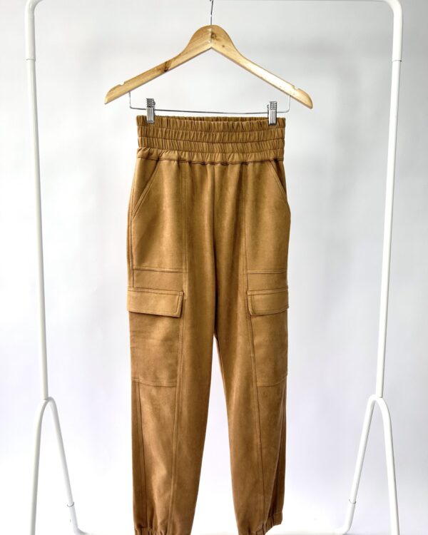 Calça marrom de veludo LEELOO - 36 *nunca usado* - VENDIDO SIST OTO