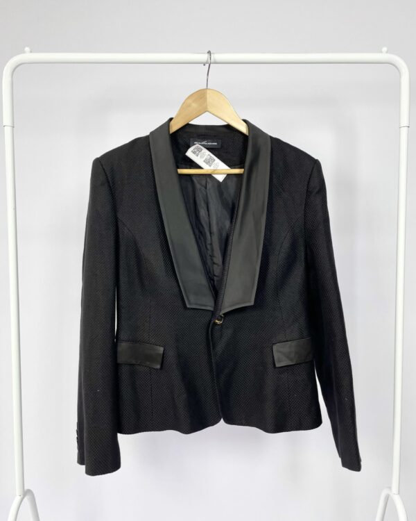 Blazer preto HERCHCOVITCH ALEXANDRE - 42 - VENDIDO SISTEMA OTTO