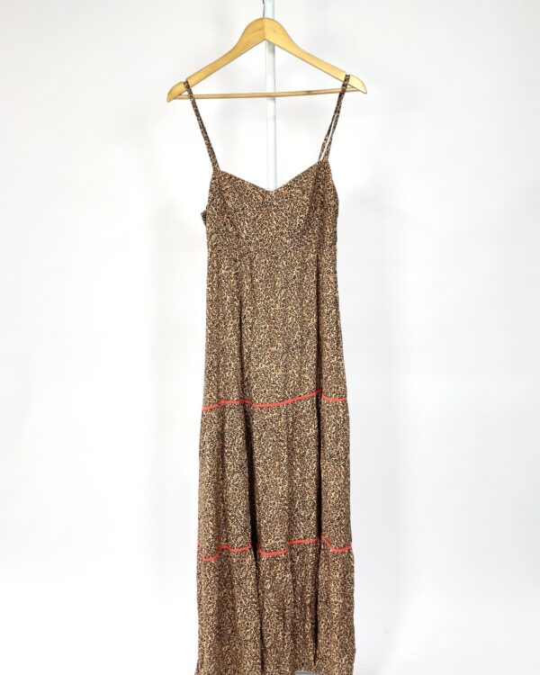 Vestido longo onça GARAGE - M - VENDIDO SISTEMA OTTO