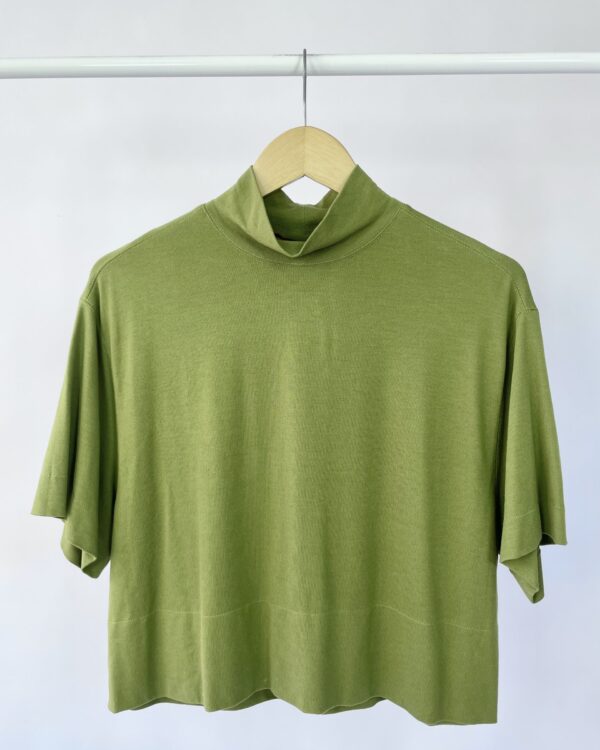 Croped malha verde musgo ANIMALE - M - VENDIDO SIST OTO