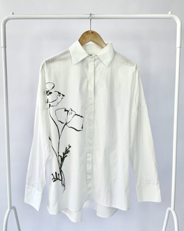 Camisa branca algodão SACADA - M - VENDIDO SISTEMA OTTO