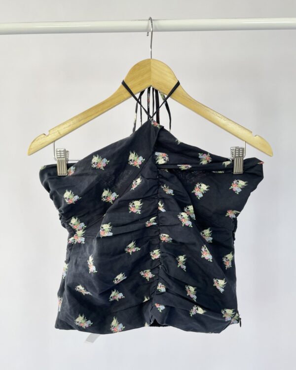 Croped estampa flores CRIS BARROS - 36