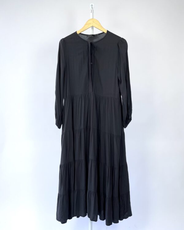 Vestido preto manga longa ANDREA MARQUES - 38 - VENDIDO SIST OTO