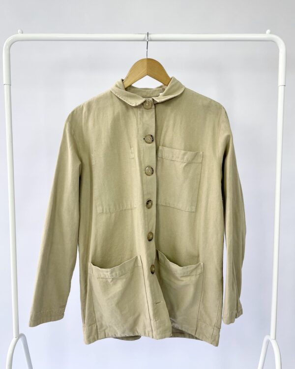 Jaqueta bege com bolsos OSKLEN - M - VENDIDO SISTEMA OTTO