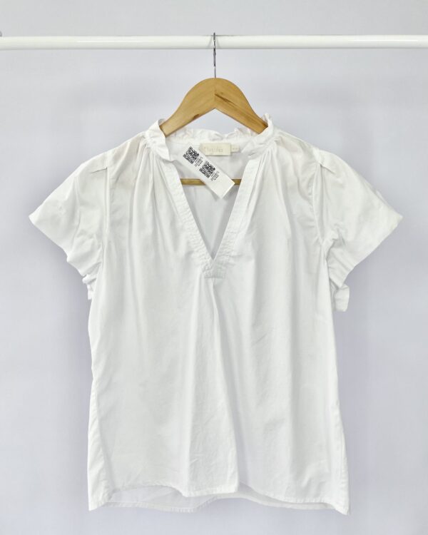 Blusa algodão off white LUCIDEZ - M - VENDIDO SISTEMA OTTO