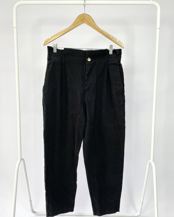 Calça preta com elastico na cintura ZARA - GG - VENDIDO SISTEMA OTO