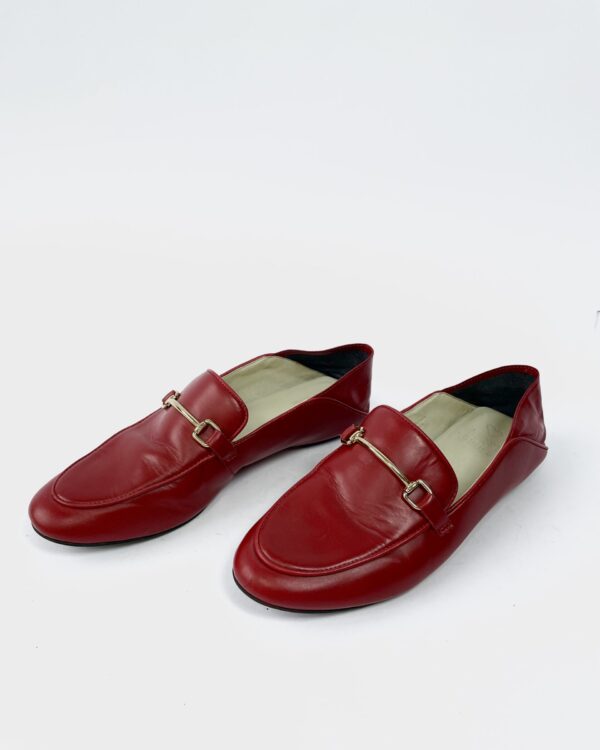 Mocassim vemelho VINCI SHOES - 37 - VENDIDO SISTEMA OTO