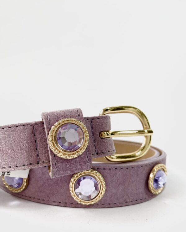 Cinto pedraria lavanda MIXED - P - VENDIDO SISTEMA OTO