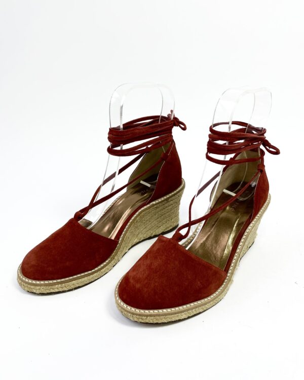 Sandália anabela terracota MARIA FILÓ - 36 - vendido sistema oto