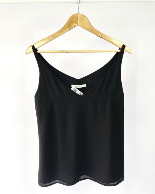 Regata alça fina preta ATEEN - 38 - VENDIDO SISTEMA OTO