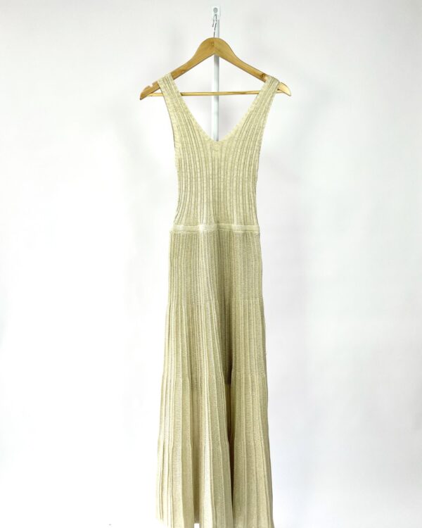 Vestido midi de tricot com fios de lurex CANTÃO - M *nunca usado* - VENDIDO SISTEMA OTTO