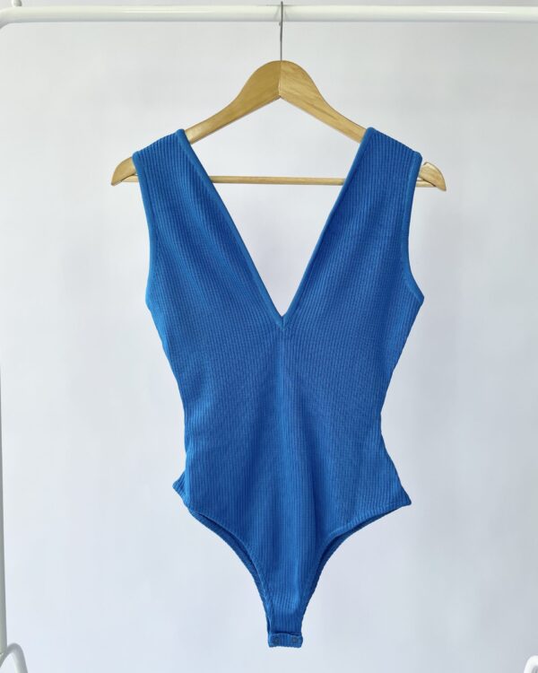 Body azul decote NV - G - VENDIDO SISTEMA OTTO