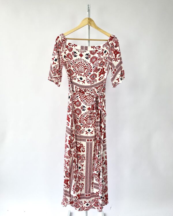 Vestido branco com estamp vermelha MARIA FILO - P - VENDIDO SISTEMA OTO