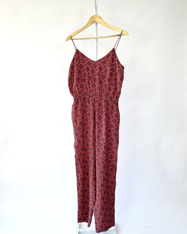 Macacão roxo com estamp ZIBBA - P - VENDIDO SISTEMA OTO