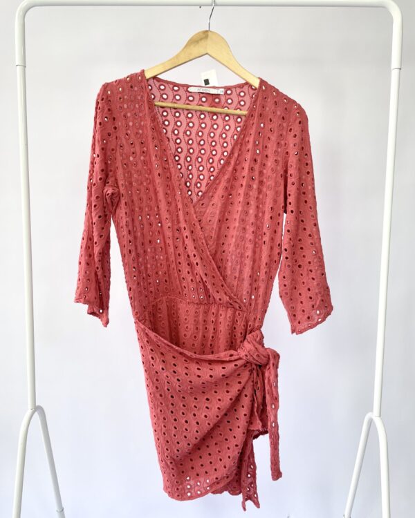 Vestido terracota curto ATEEN - 38 - vendido sistema oto