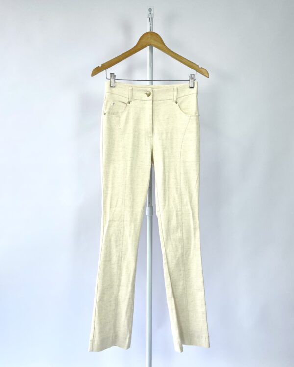 Calça detalhes dourados off white AGILITA - 36 - VENDIDO SISTEMA OTO