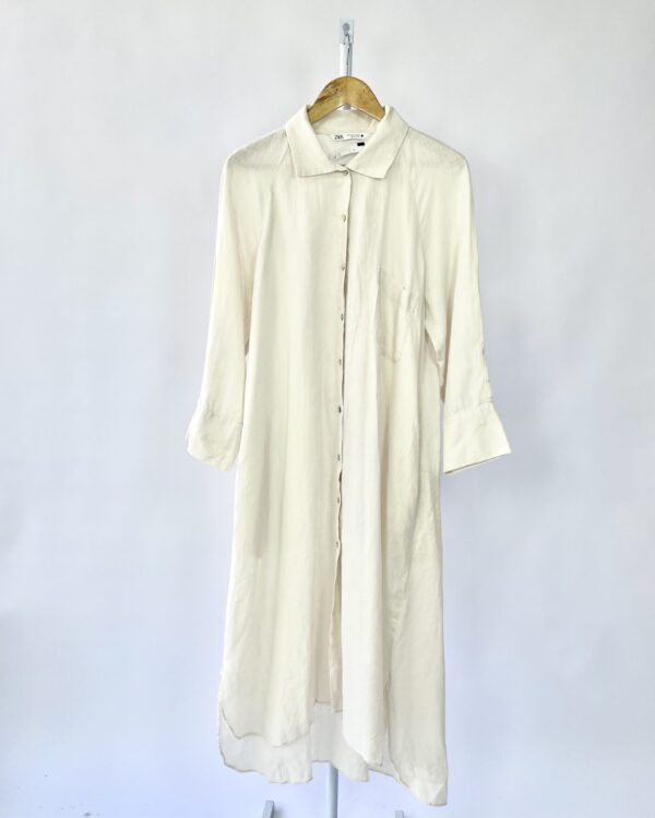 Chemise off whiete ZARA - M - VENDIDO SIST OTO