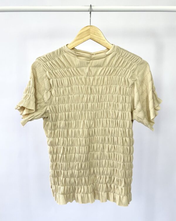 Blusa chapagne lastex LOJA TRÊS - G - VENDIDO SISTEMA OTTO