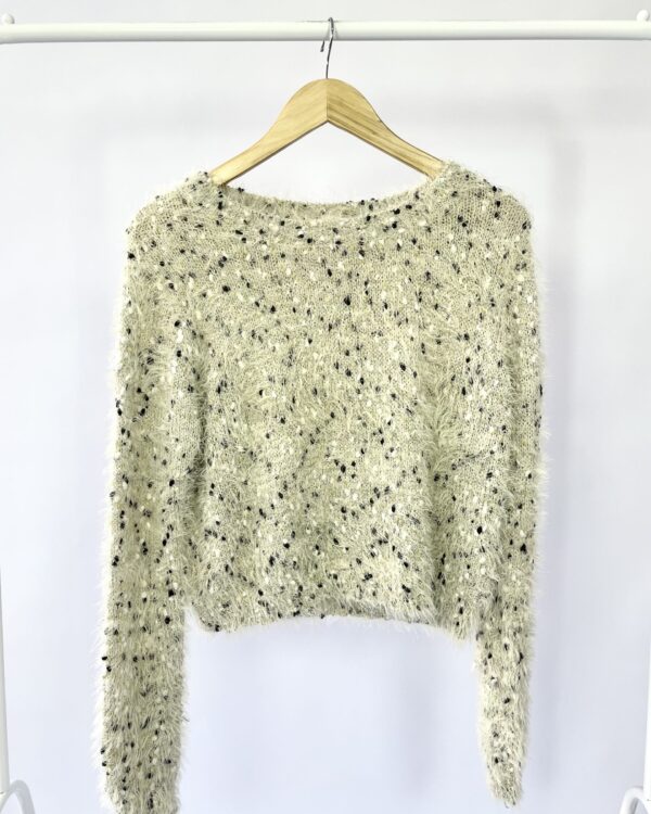 Blusa plush cinza ANIMALE - 40 - VENDIDO SISTEMA OTTO