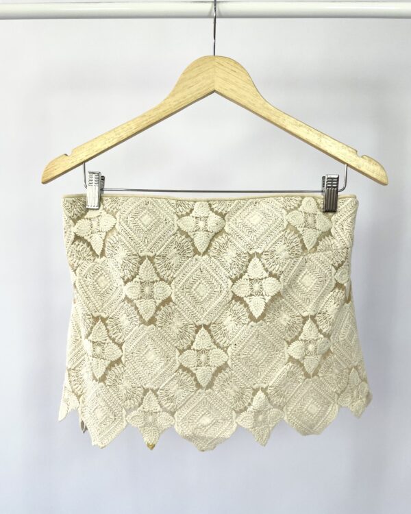 Blusa de renda tomara que caia ANIMALE - 36