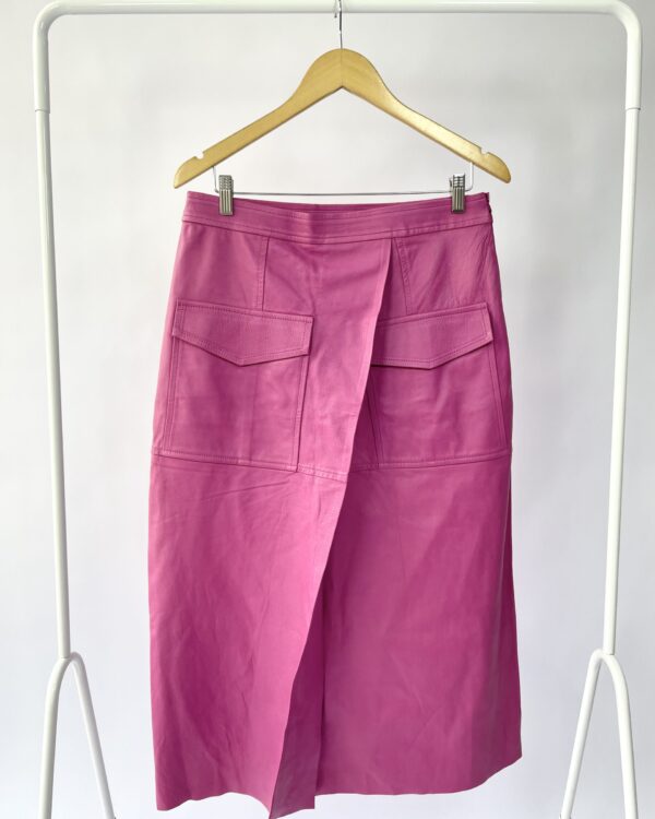 Saia fucsia couro EVA - 42 *nunca usado*