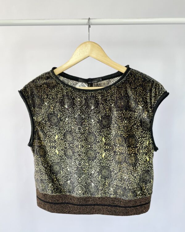 Blusa verde com estamp SACADA - M