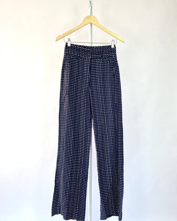 Pantalona poa azul marinho CRIS BARROS - 36 - VENDIDO SISTEM OTO