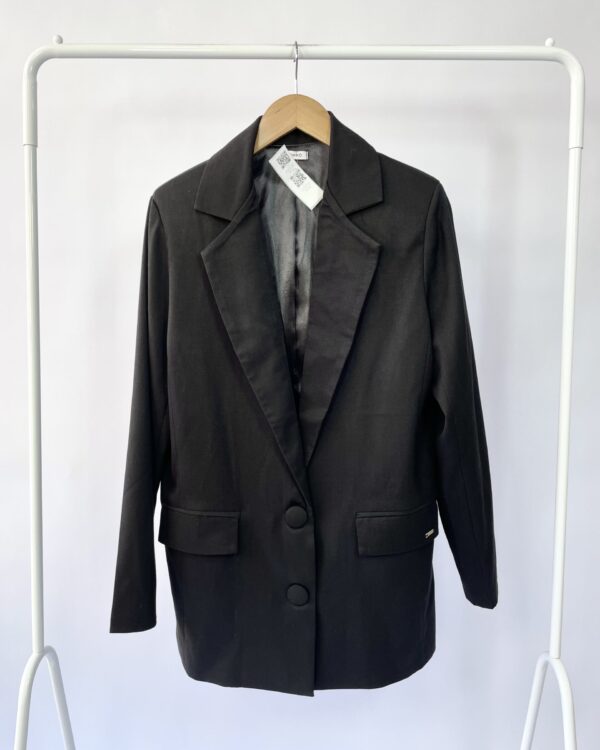 Blazer preto botoes forrados SORRÔ - M - VENDIDO SISTEMA OTTO