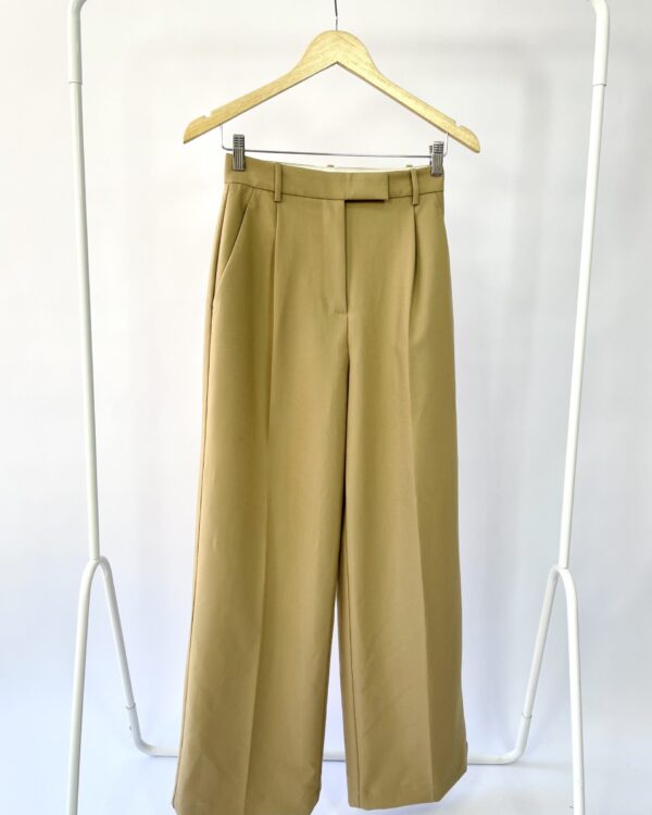 Pantalona alfaiataria bege ZARA - P