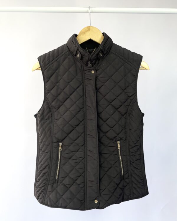 Colete matelasse preto ZARA - M