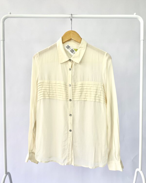 Blusa off white seda RICHARDS - M - VENDIDO SIST OTO