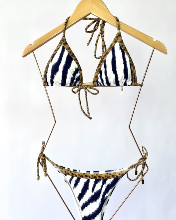 Biquini branco com estampa VIX - M - VENDIDO SISTEMA OTTO