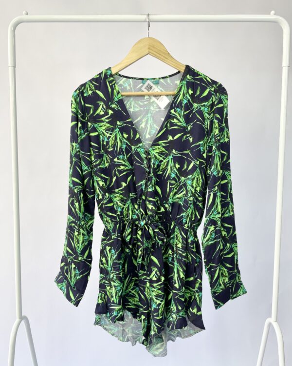 Macaquinho azul e verde CIA MARÍTIMA - P - VENDIDO SISTEMA OTTO