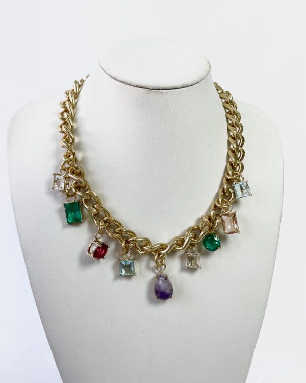 Colar com pedras naturais ISA BAHIA - VENDIDO SISTEMA OTTO