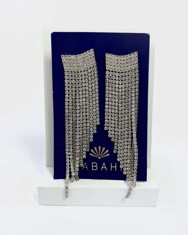Brinco franjas strass ISA BAHIA - VENDIDO SISTEMA OTO